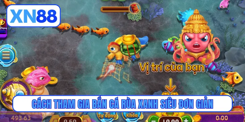 Cách tham gia bắn cá rùa xanh siêu đơn giản