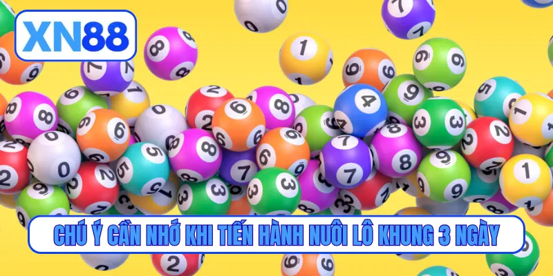 Chú ý cần nhớ khi tiến hành nuôi lô khung 3 ngày
