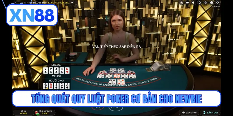 Tổng quát quy luật poker cơ bản cho newbie