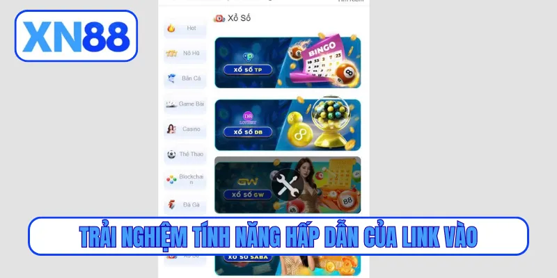 Trải nghiệm tính năng hấp dẫn của link vào